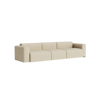 Sofa Mags Low armrest 3-seter fra Hay, kombinasjon 1, tekstil Tadao 200