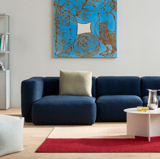 Sofa Mags Soft 3-seter fra Hay, kombinasjon 10, tekstil Metaphor 008