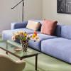 Sofa Mags Soft Low 3-seter, kombinasjon 4, tekstil Metaphor, farge 009