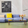 Sofa Mags Soft Low 3-seter, kombinasjon 4, tekstil Metaphor, farge 009