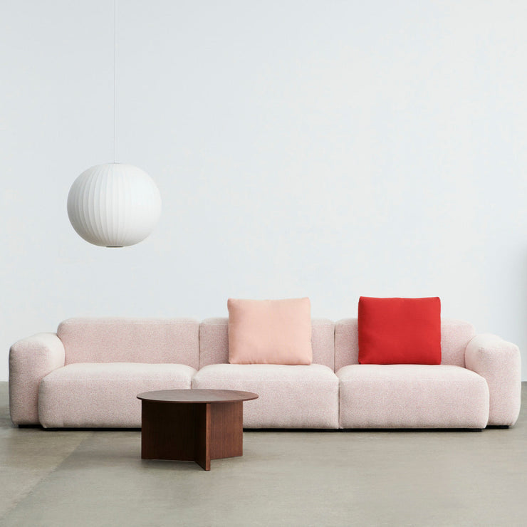 Sofa Mags Soft Low 3-seter fra Hay med tekstil Tartaglia 861