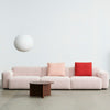 Sofa Mags Soft Low 3-seter fra Hay med tekstil Tartaglia 861