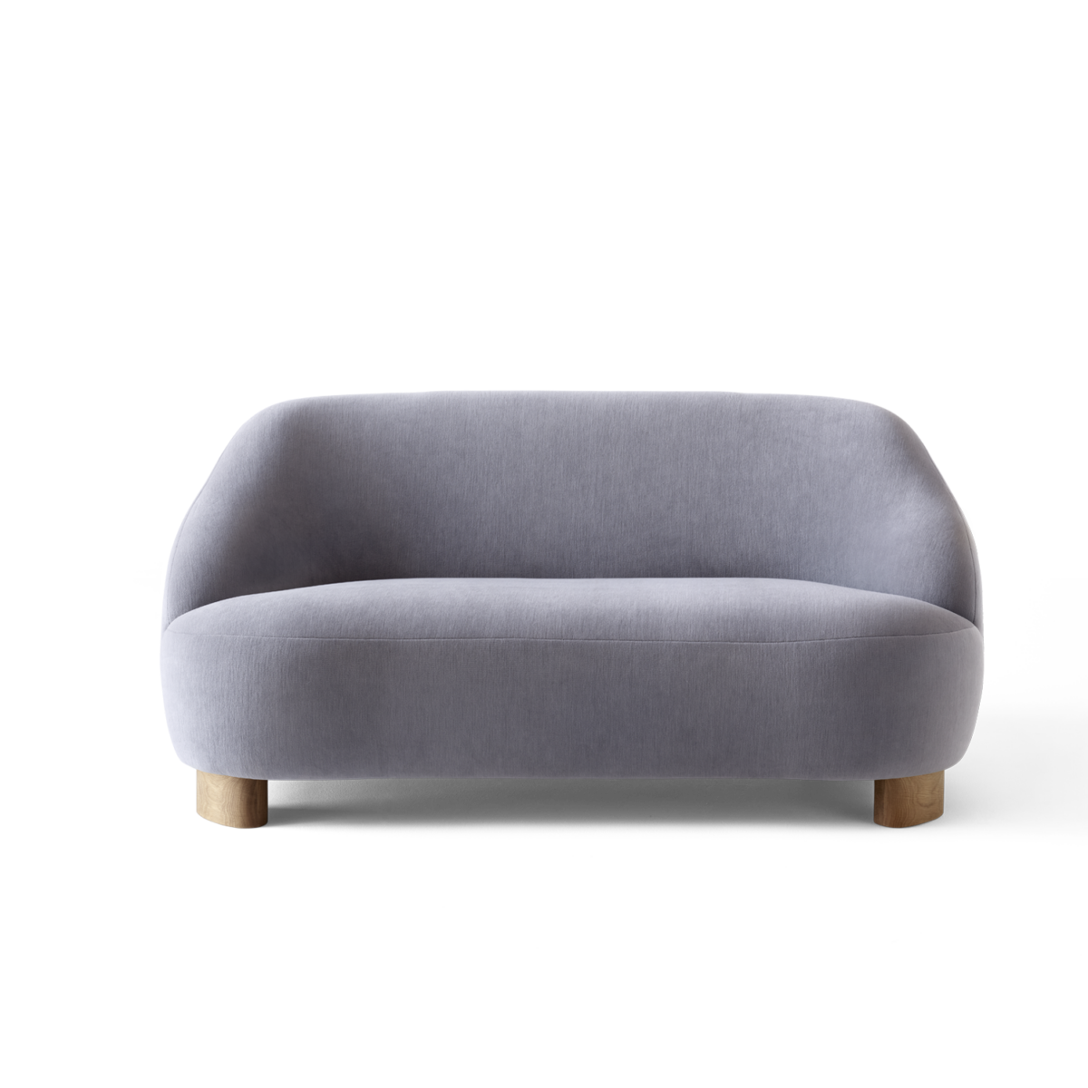 2-seter sofa Margas fra &tradition i tekstil Gentle 133 med ben i oljet eik.