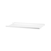 Perforert metallylle hvit B58 x D30 cm.