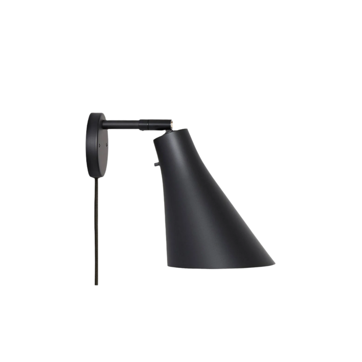 Vegglampe Miller Wall black fra Rubn