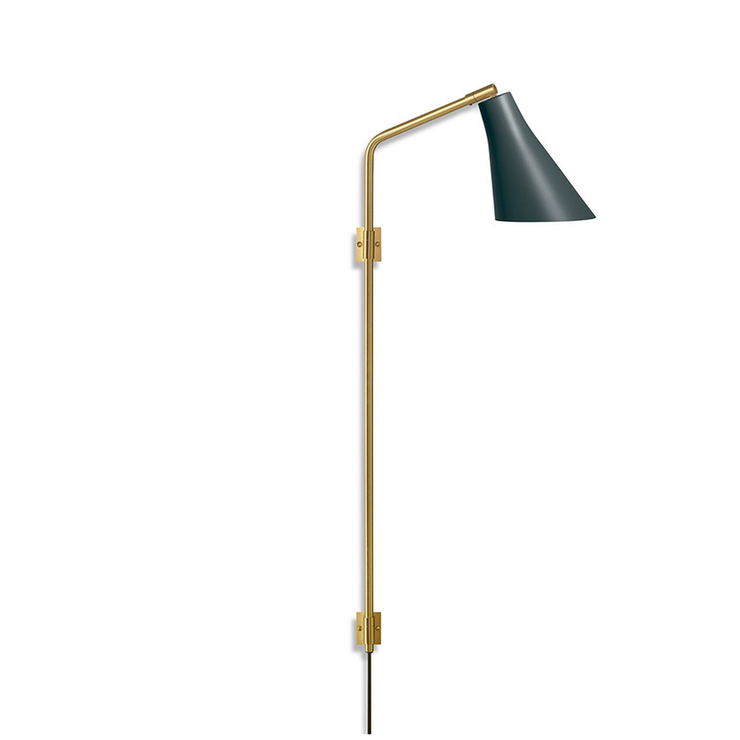 Miller Swing i messing med skjerm i fargen Slate Grey.