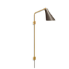 Miller Swing i messing med skjerm i fargen Umbra Grey.