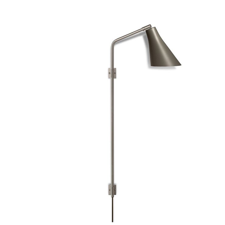 Miller Swing i stålfarge med skjerm i fargen Umbra Grey.