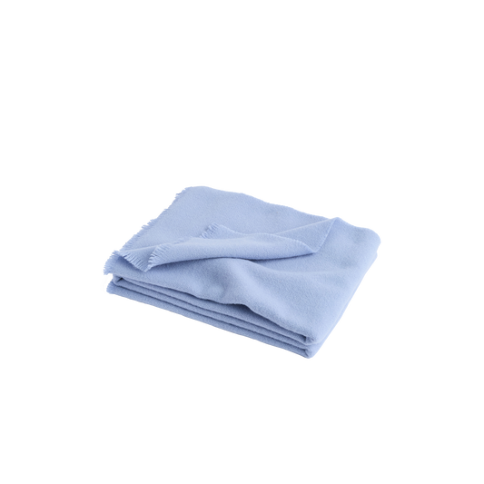Pledd Mono Throw Light Blue