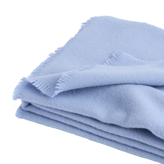 Pledd Mono Throw Light Blue