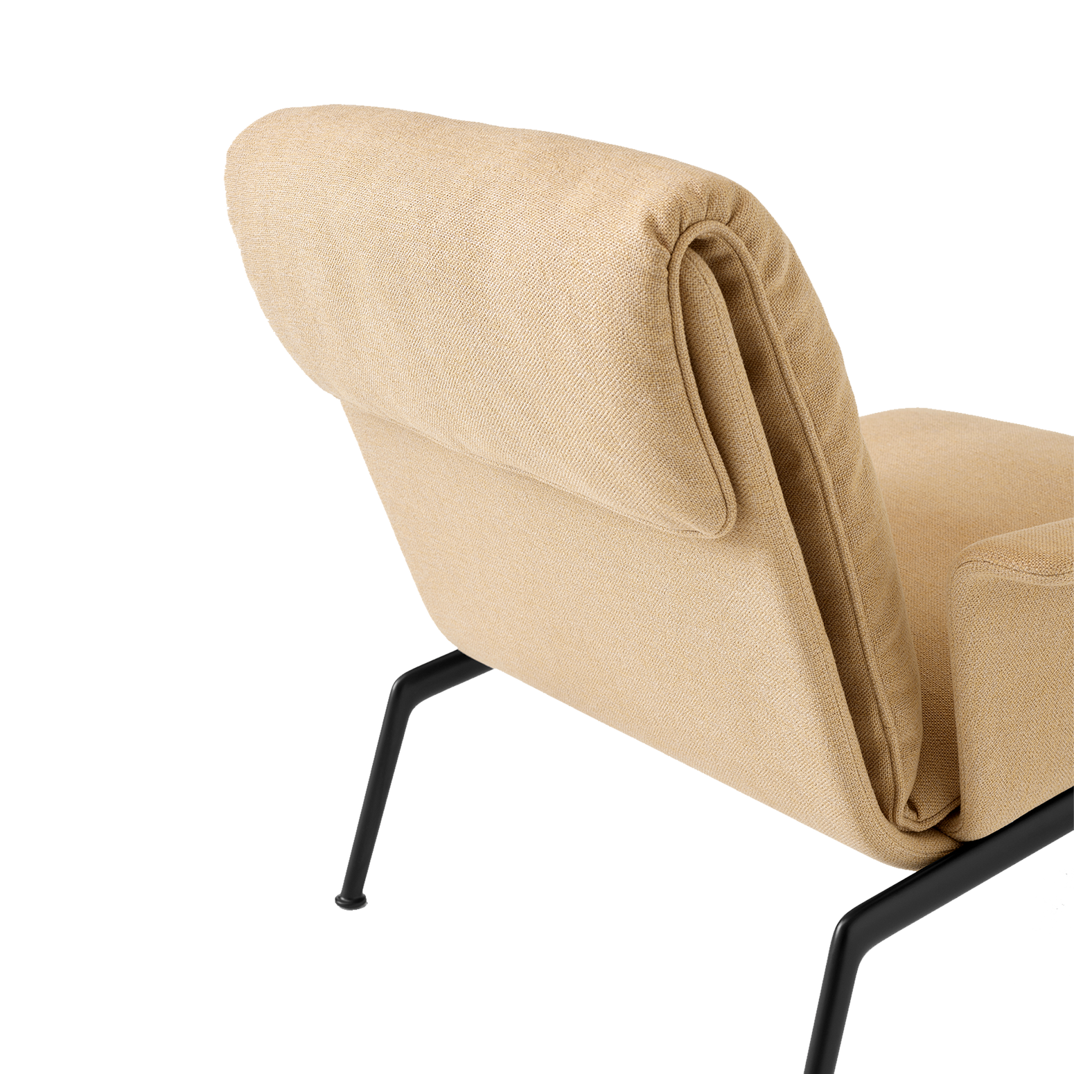 Lenestol Muno LN19 fra &tradition med ben i sort/ Warm Black og stoffet Clay 007.