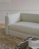 Sofaen Coda fra New Works kan bestilles i mange typer tekstiler og farger. Ta kontakt med oss på hello@oslodeco.no for hjelp til å finne tekstilet som passer hos deg!