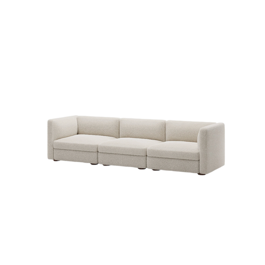 Med en kombinasjon av rene linjer og generøse kurver balanserer Coda 3-seter fra New Works perfekt mellom komfort og eleganse. Denne 3-seteren er 289 cm bred. Coda kan også bestilles som en bredere 3-seter eller 3-seter med åpen ende. Det finnes også to typer puffer som passer til.