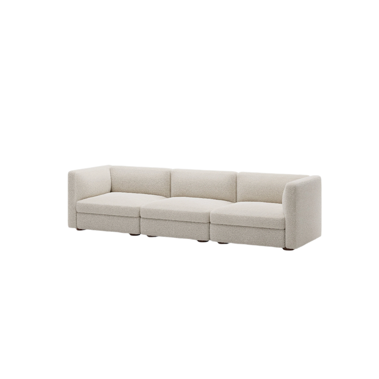 Med en kombinasjon av rene linjer og generøse kurver balanserer Coda 3-seter fra New Works perfekt mellom komfort og eleganse. Denne 3-seteren er 289 cm bred. Coda kan også bestilles som en bredere 3-seter eller 3-seter med åpen ende. Det finnes også to typer puffer som passer til.