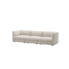 Med en kombinasjon av rene linjer og generøse kurver balanserer Coda 3-seter fra New Works perfekt mellom komfort og eleganse. Denne 3-seteren er 289 cm bred. Coda kan også bestilles som en bredere 3-seter eller 3-seter med åpen ende. Det finnes også to typer puffer som passer til.