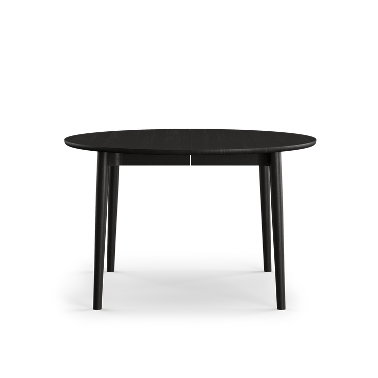 Det runde spisebordet Expand Dining Table Circular fra Northern i svartmalt eik.