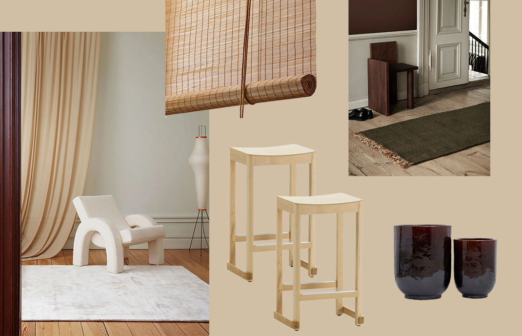 Salg på møbler og interiør hos interiørbutikken OsloDeco: Utemøbler, lamper, rullegardiner, potter, barkrakker, løpere, duker og lenestoler