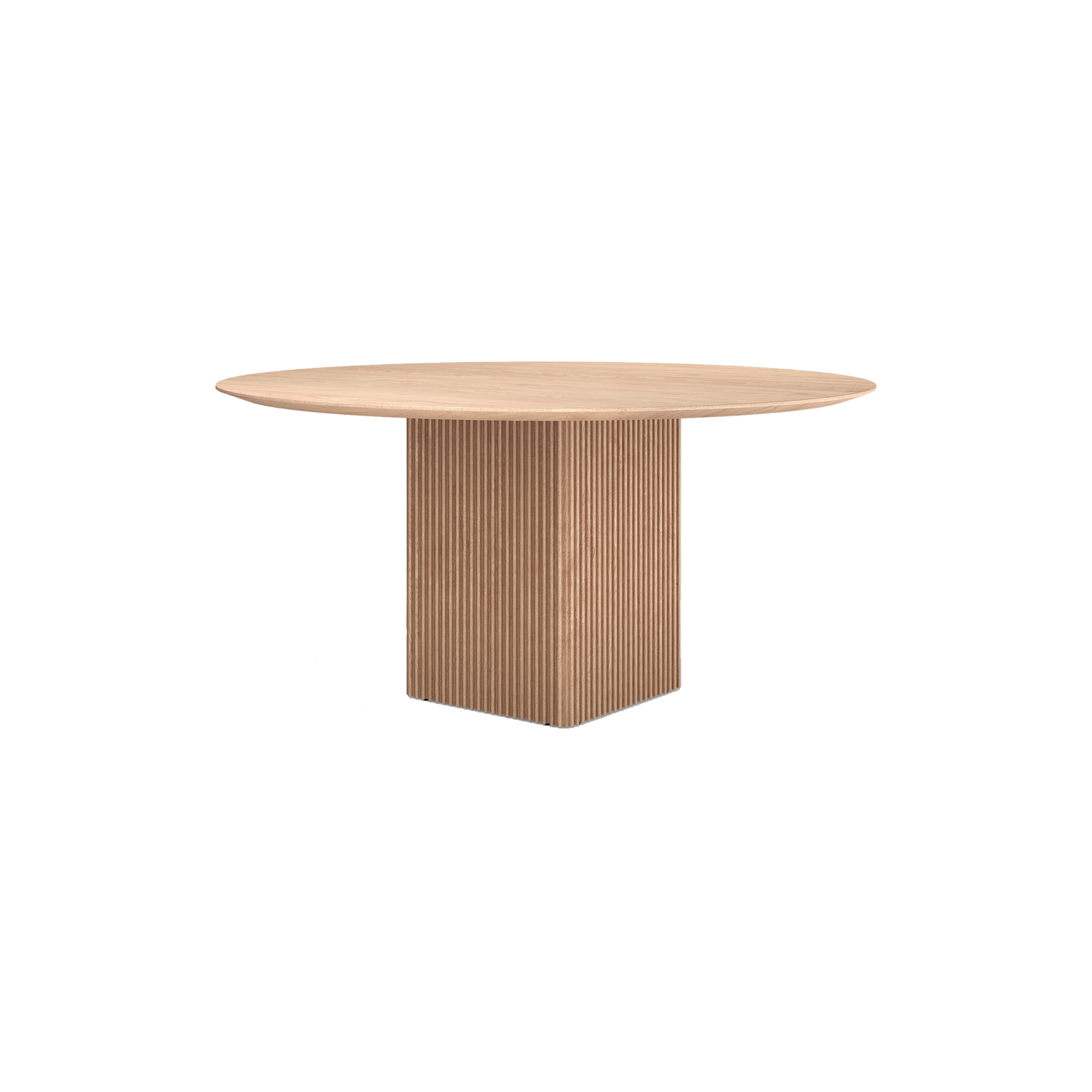 Spisebord Ten Table rundt fra dk3 i såpevasket eik.
