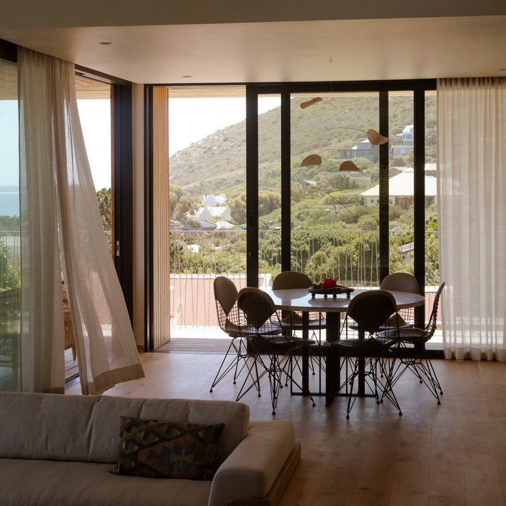 Tynne lingardiner fra Gotain i OsloDeco-Idas sommerhus, farge Sand