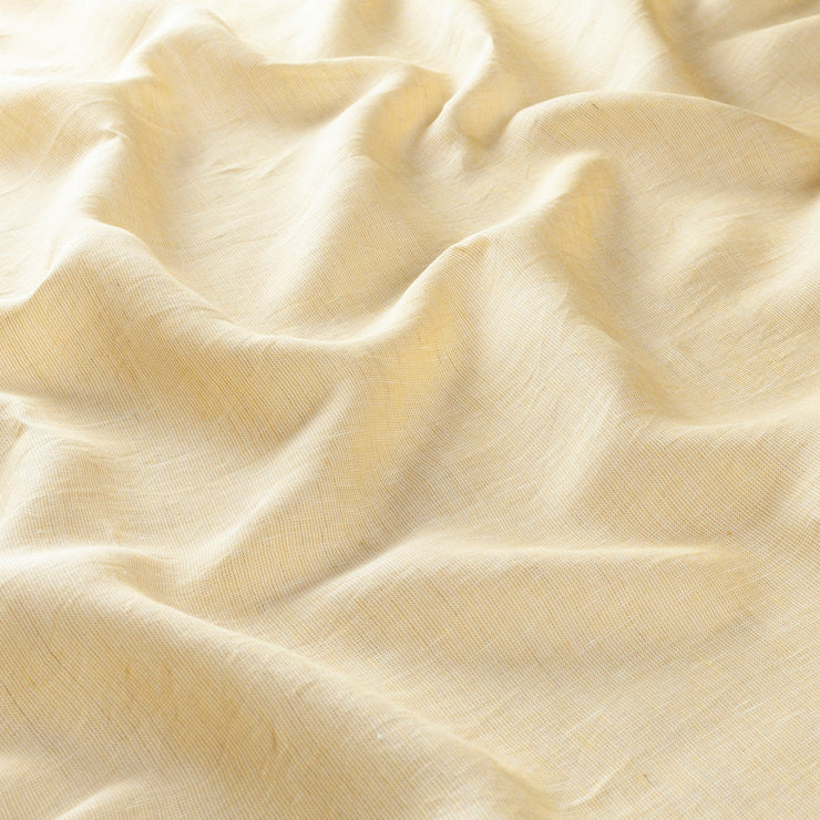 Gardintekstil tynn lin Calm, farge 041 Solgul