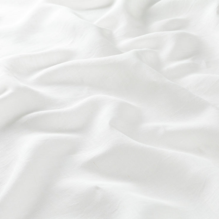 Gardintekstil tynn lin Calm, farge 071 Benhvit