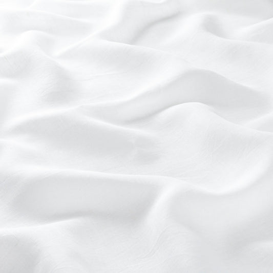 Gardintekstil tynn lin Calm, farge 090 Hvit