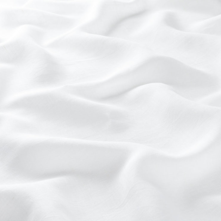 Gardintekstil tynn lin Calm, farge 090 Hvit