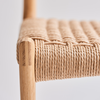 Det er tydelig at spisestolen Pia Chair fra dk3 er laget med et detaljorientert blikk.