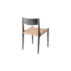 Spisestolen Pia Chair fra dk3 i sortlakkert eik.