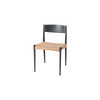 Spisestolen Pia Chair fra dk3 i sortlakkert eik.