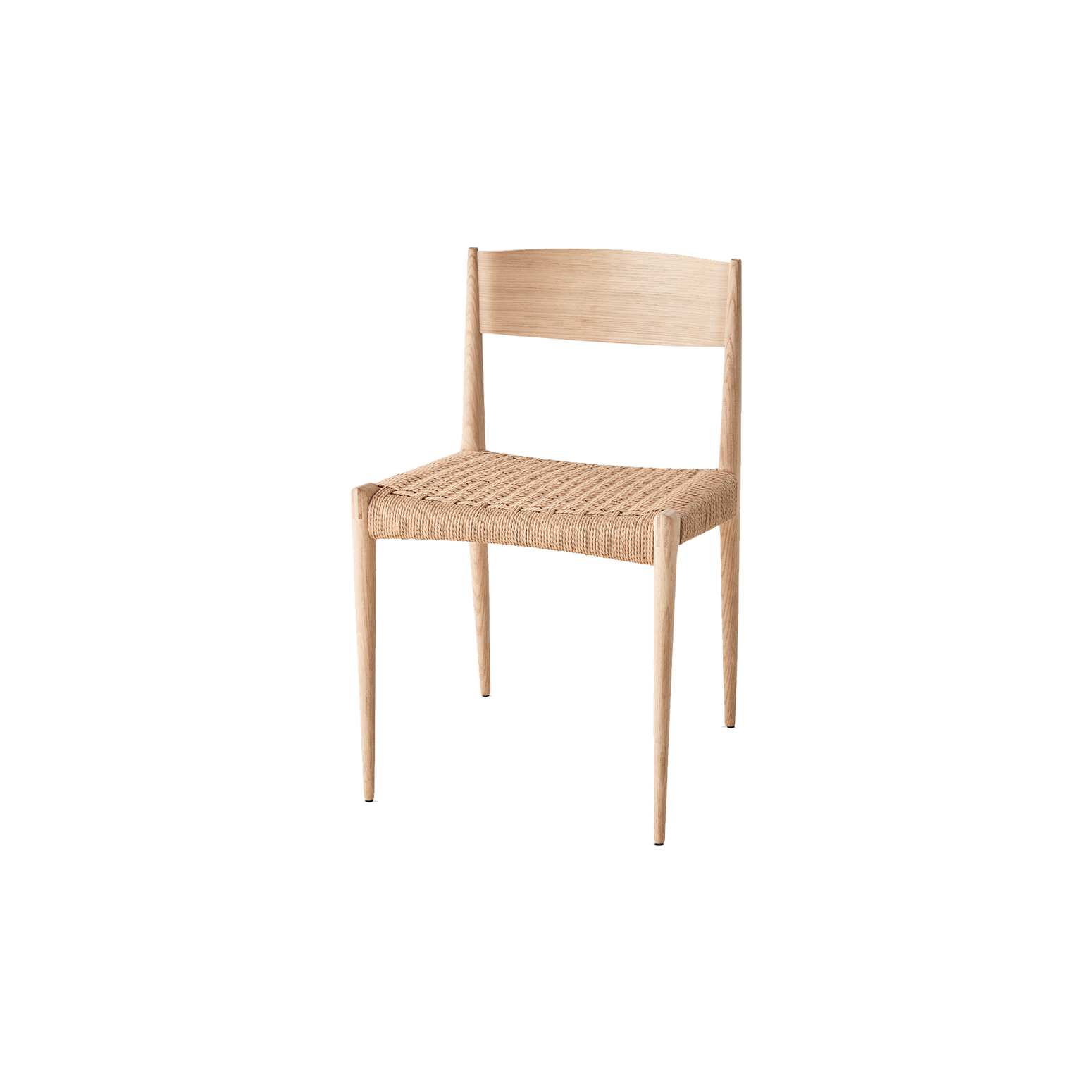Spisestolen Pia Chair fra dk3 i såpevasket eik.