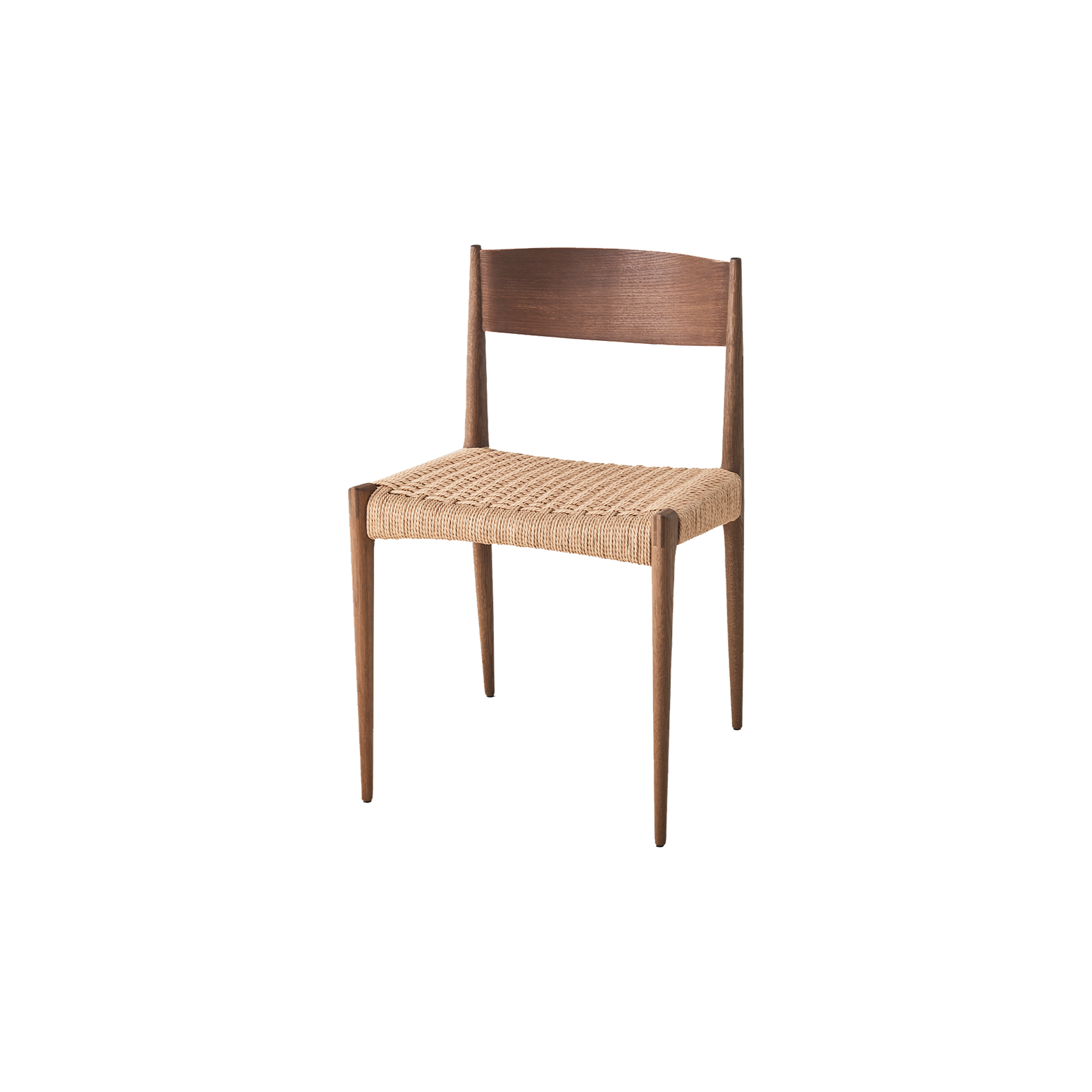 Spisestolen Pia Chair fra dk3 i røkt eik.