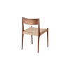 Spisestolen Pia Chair fra dk3 i valnøtt.