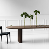 Spisebord Plush Table fra dk3 i røkt eik.