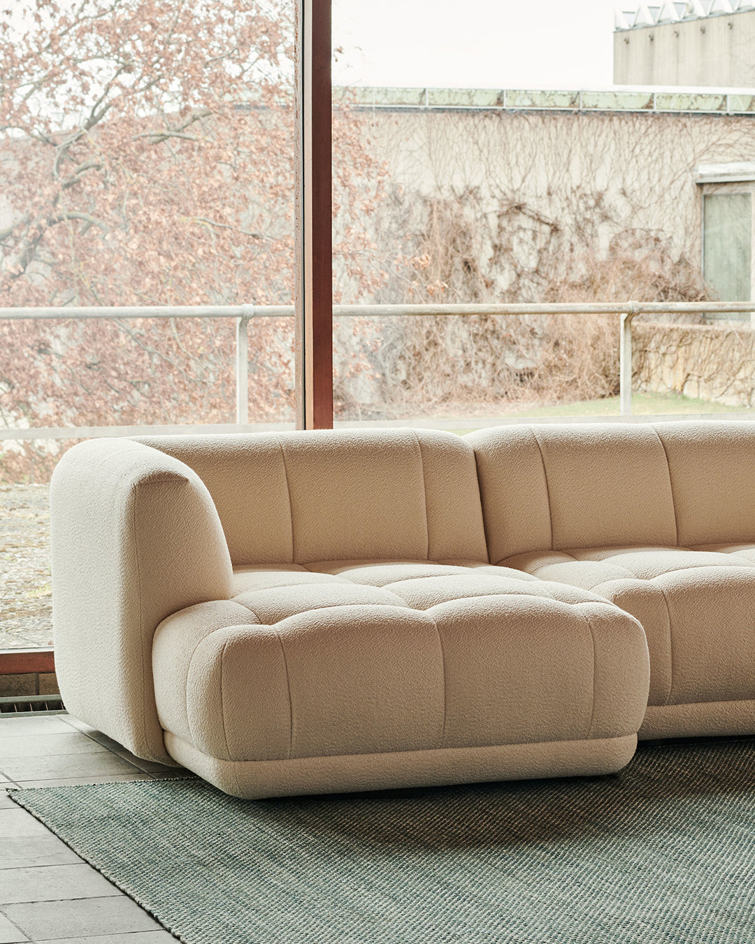 Modulsofa Quilton fra Hay, kombinasjon 19, tekstil Flamiber Cream