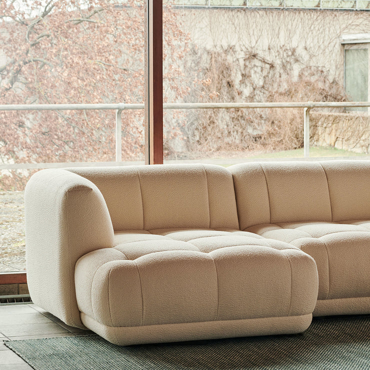 Modulsofa Quilton fra Hay, kombinasjon 19, tekstil Flamiber Cream