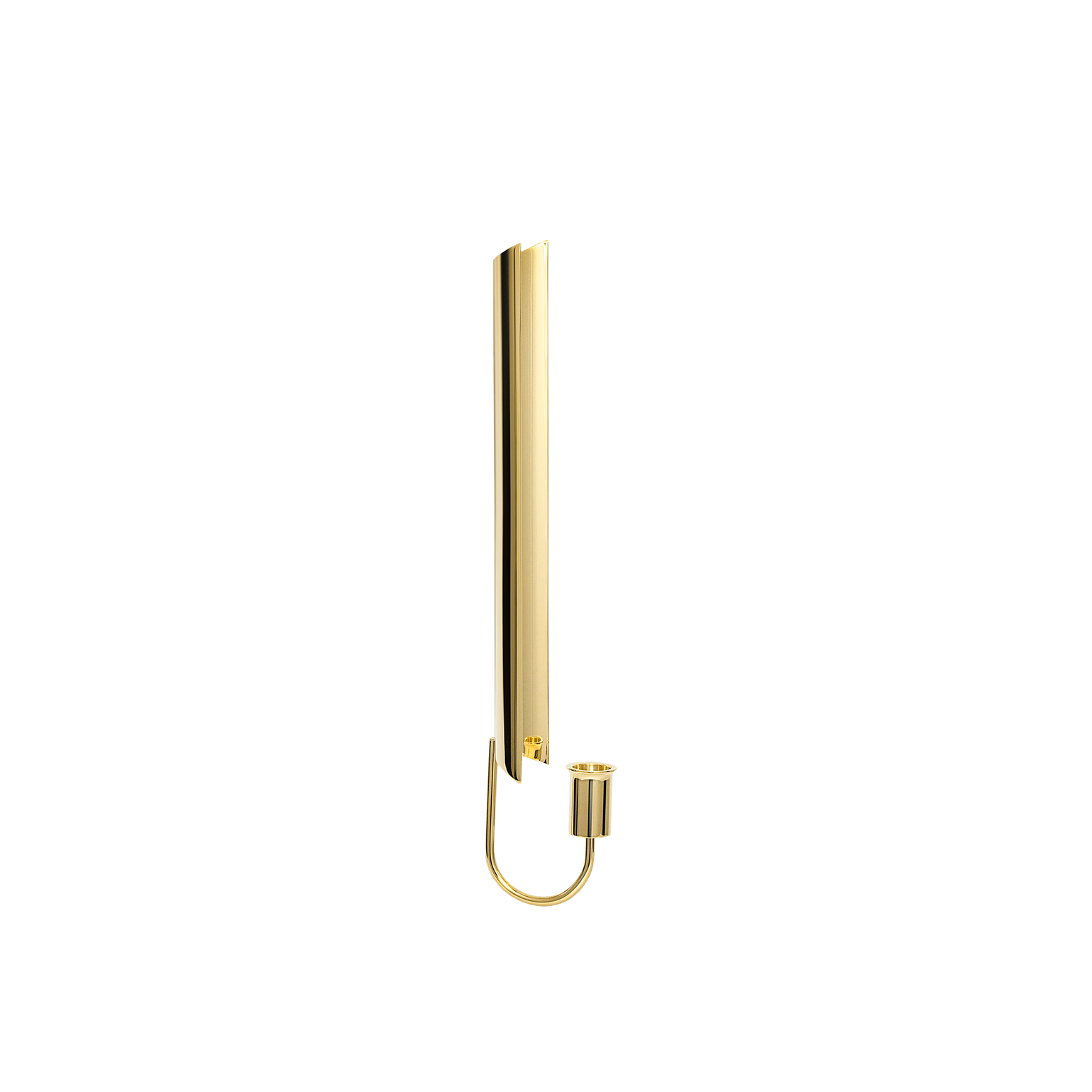 Vegglysestake Reflex Sconce fra Skultuna i polert messing