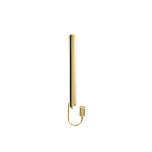 Vegglysestake Reflex Sconce fra Skultuna i polert messing