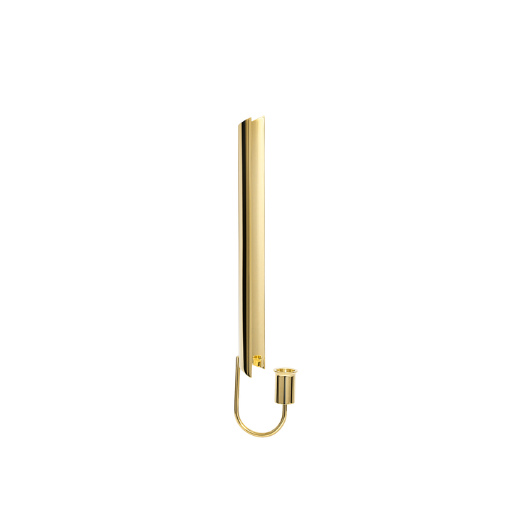 Vegglysestake Reflex Sconce fra Skultuna i polert messing