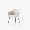 Spisestol Rely HW35 helpolstret, ben bronzed, tekstil Hallingdal 103