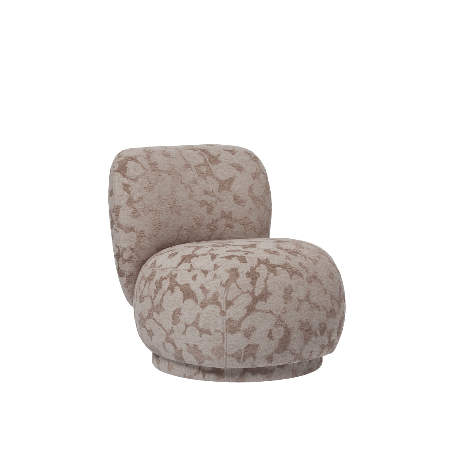 Lenestol Rico Lounge Chair Piccolo fra Ferm Living i tekstilet Cilla Taupe