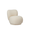 Lenestol Rico Lounge Chair Piccolo fra Ferm Living i tekstilet Nordic Bouclé Off White