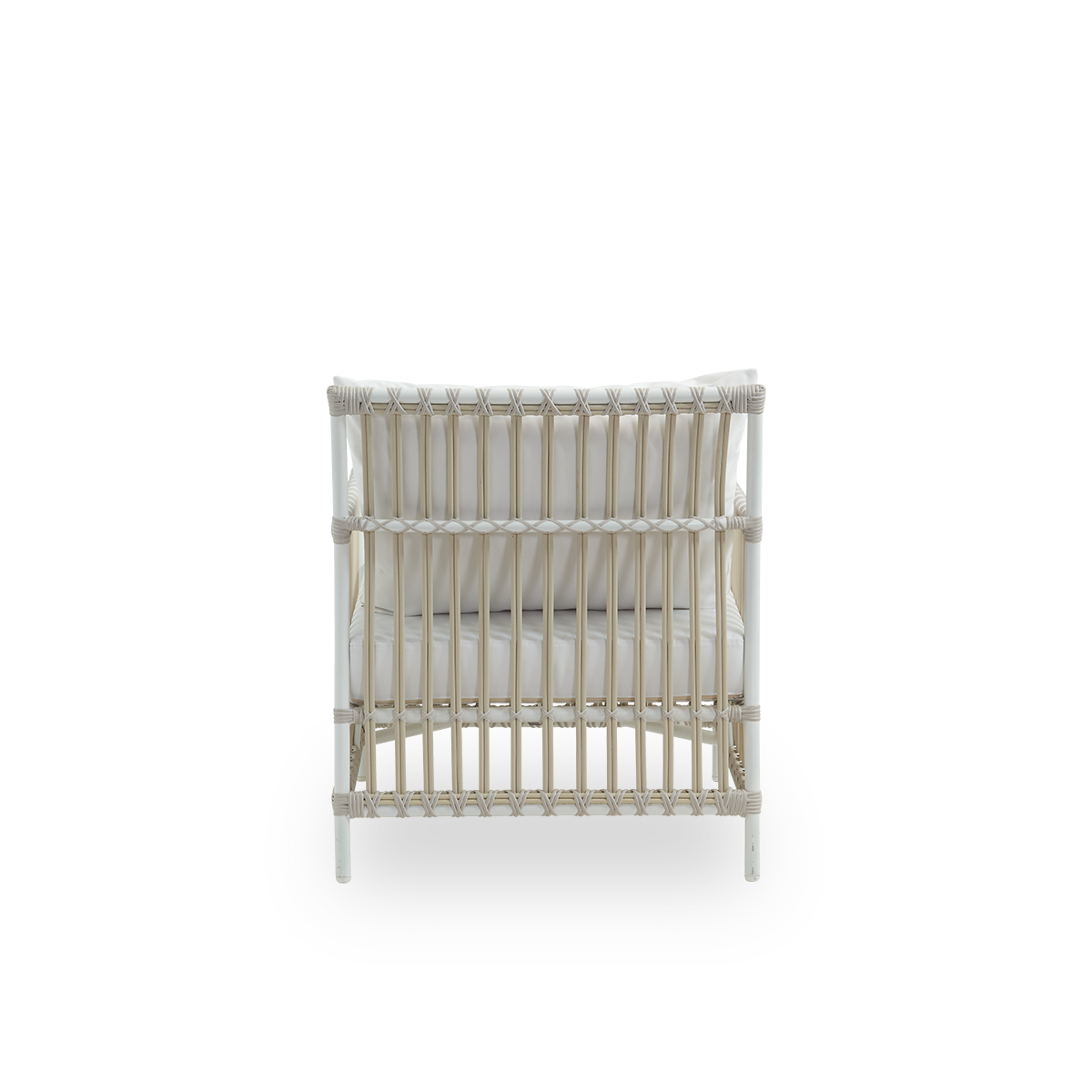 Utestol Caroline Lounge Chair fra Sika Design i fargen Dove White