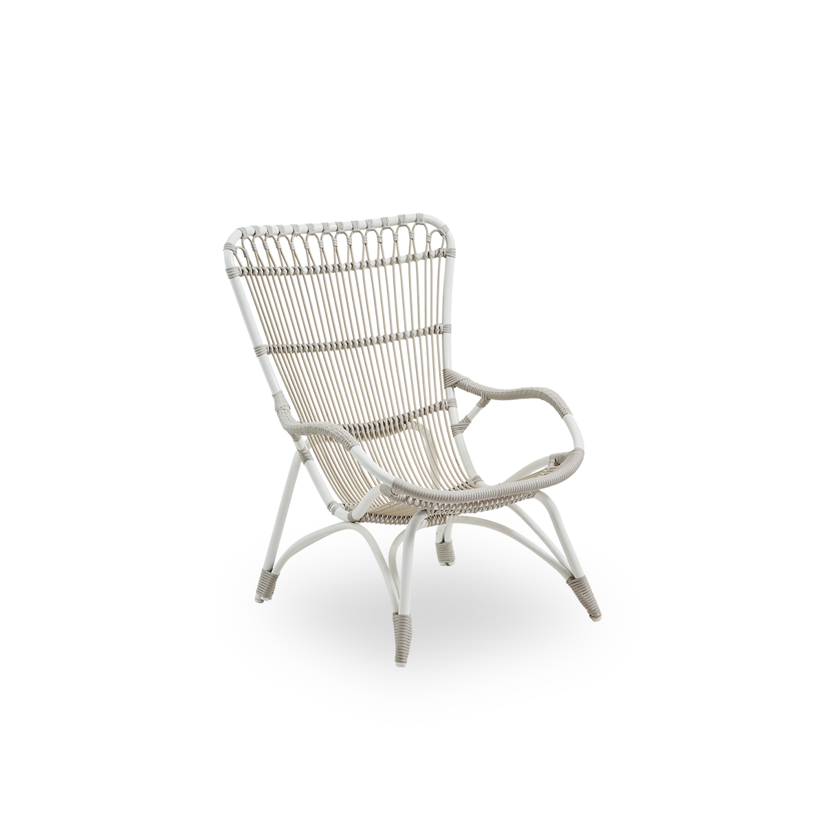 Utestolen Monet Lounge Chair fra Sika Design i fargen Dove White