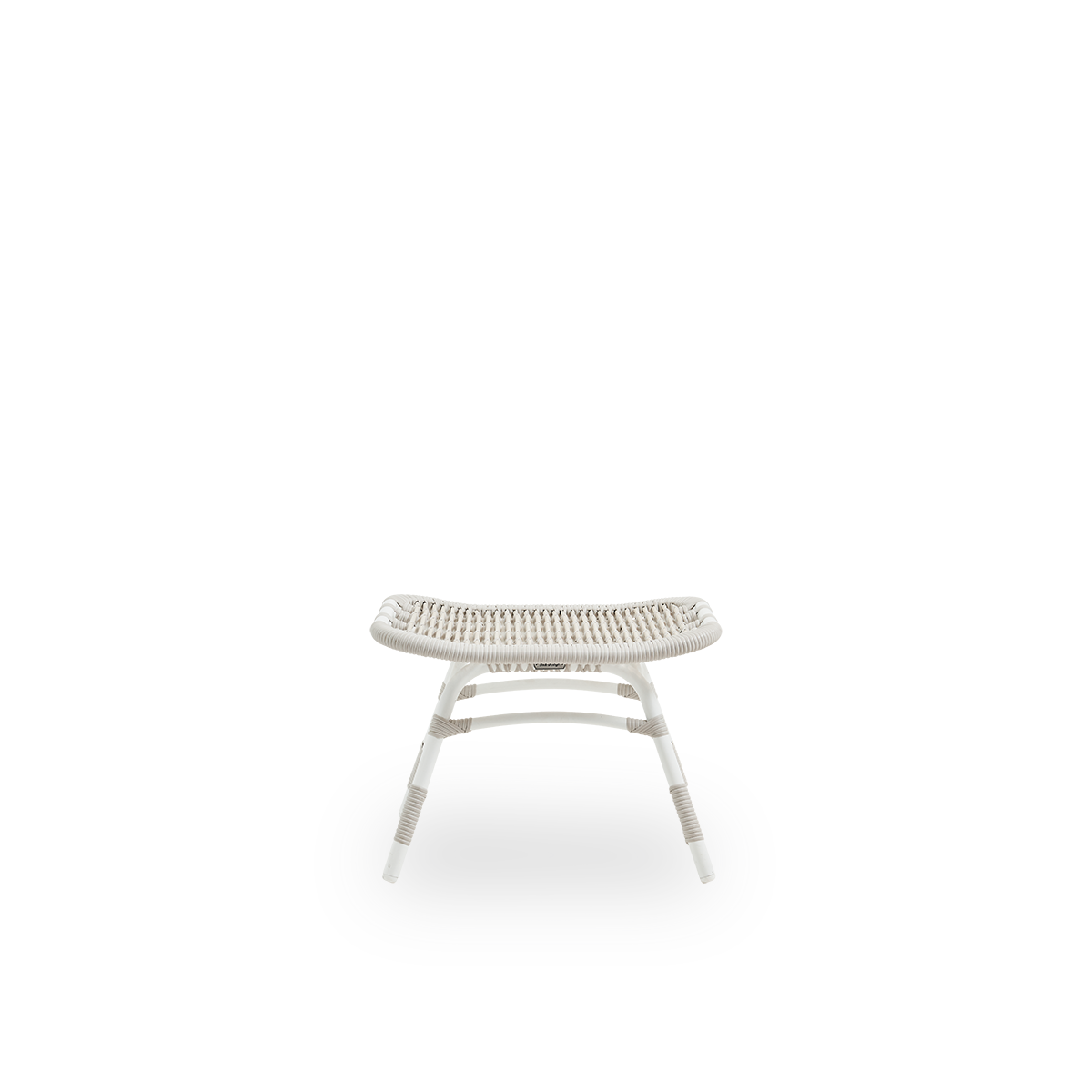 Fotstøtte Monet Footstool fra Sika Design i fargen Dove White