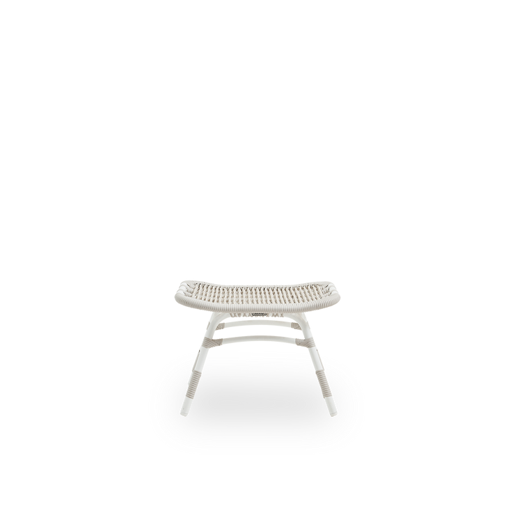 Fotstøtte Monet Footstool fra Sika Design i fargen Dove White