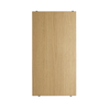 Hylleplate H2 x B58 x D30 cm i eik.