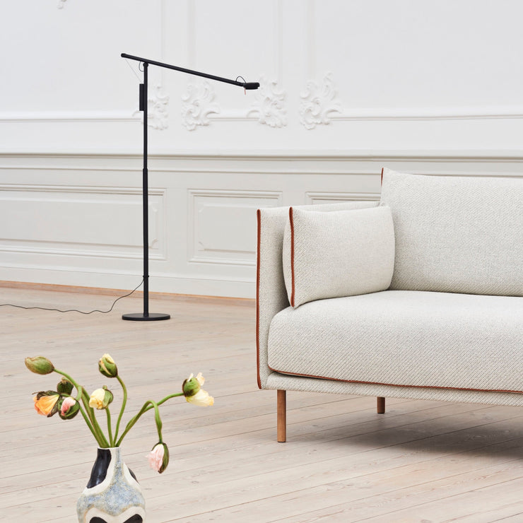 Sofa Silhouette Coda i kremhvitt tekstil fra Hay