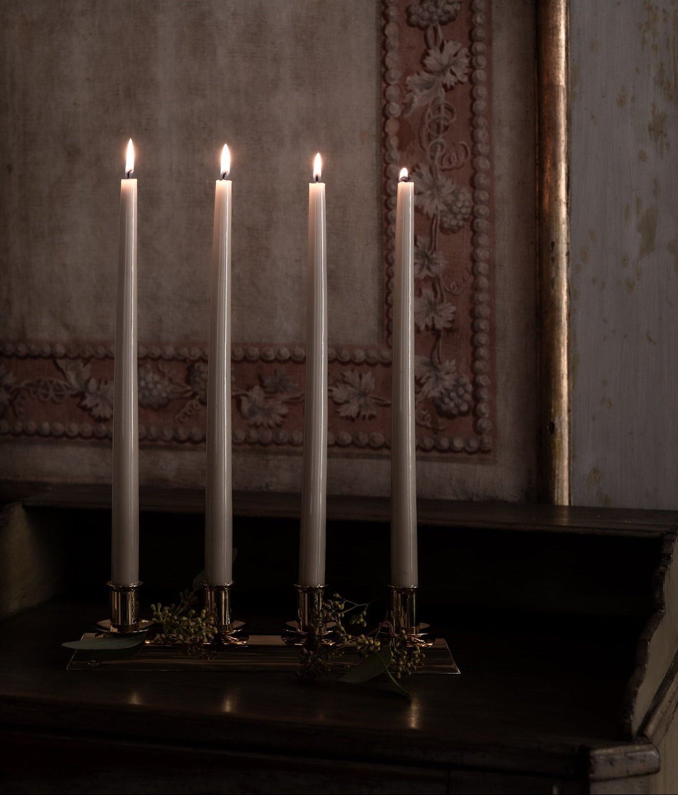 Adventsstake Advent Candle Holder i messing fra Skultuna