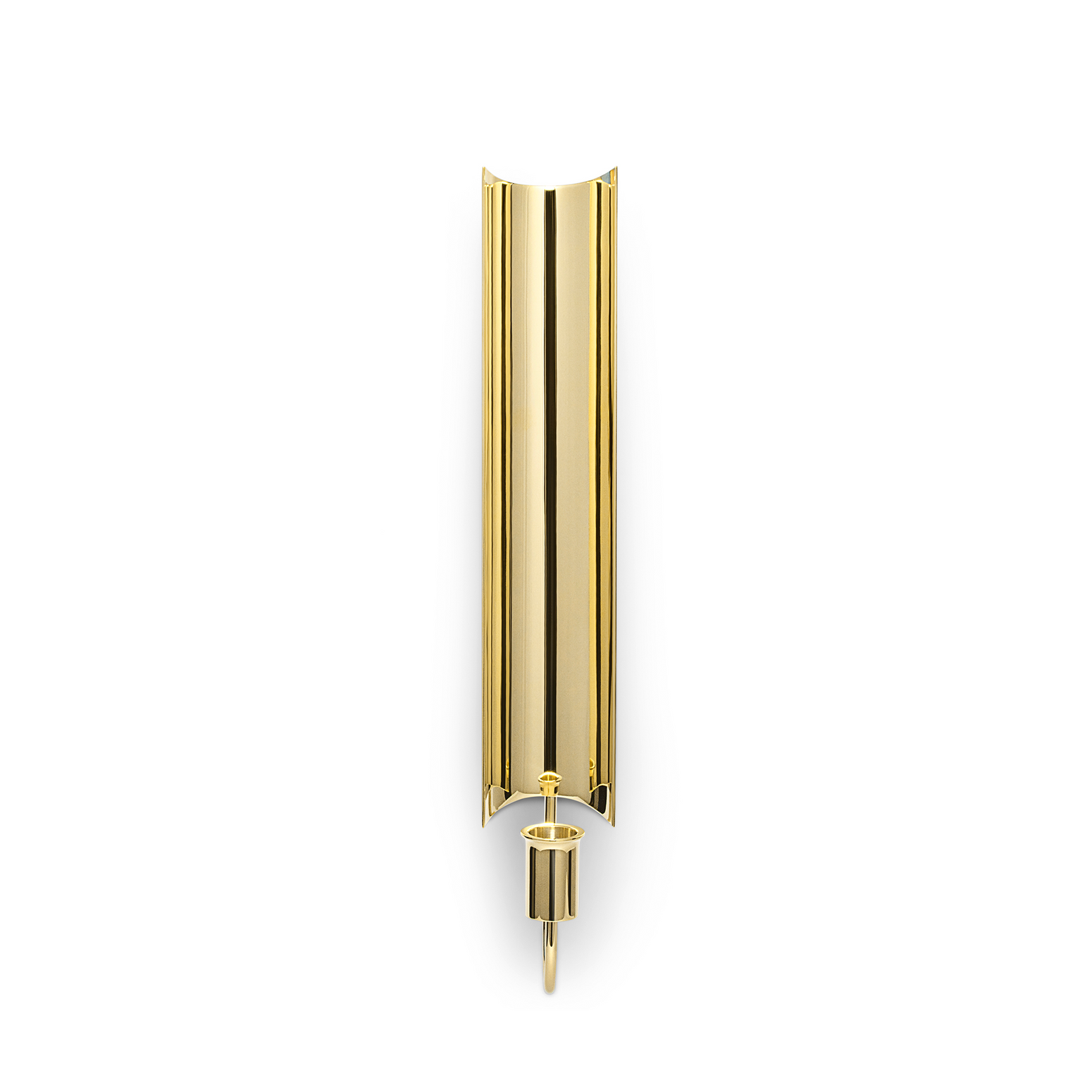 Vegglysestake Reflex Sconce fra Skultuna i polert messing